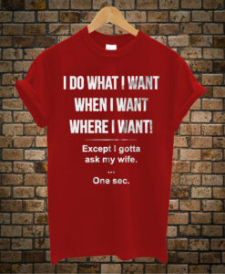 I-Do-What-I-Want-When-I-Wan t shirt