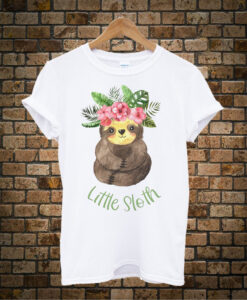 Little Sloth Toddler Shirt Funny Kids Clothing Cute Baby Shirt Toddler T-Shirt