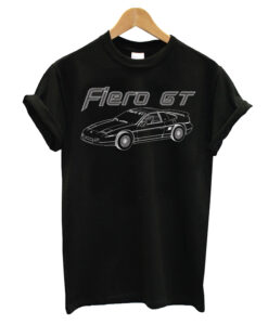 Pontiac Fiero GT Custom Sports Car Retro Screen Printed T-Shirt