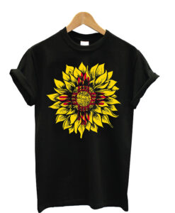 Sunflower-New-Mexico-flag-t shirt