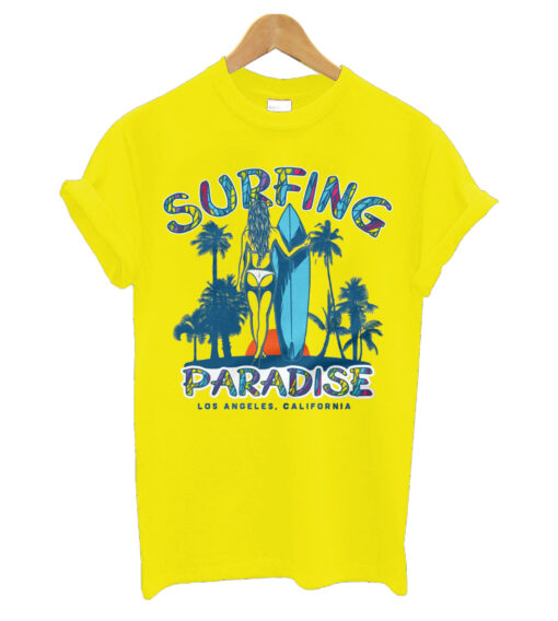 Surfing-Paradise-California t shirt