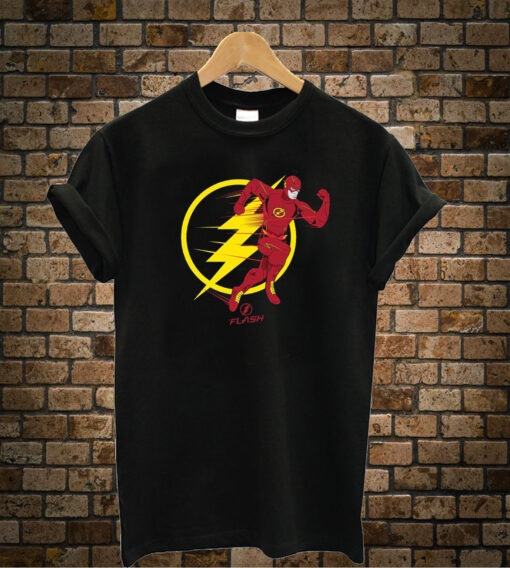 The Flash Running Emblem Outline Children's Unisex T-Shirt