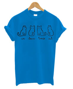 Un Deux Trois Cat Tshirt