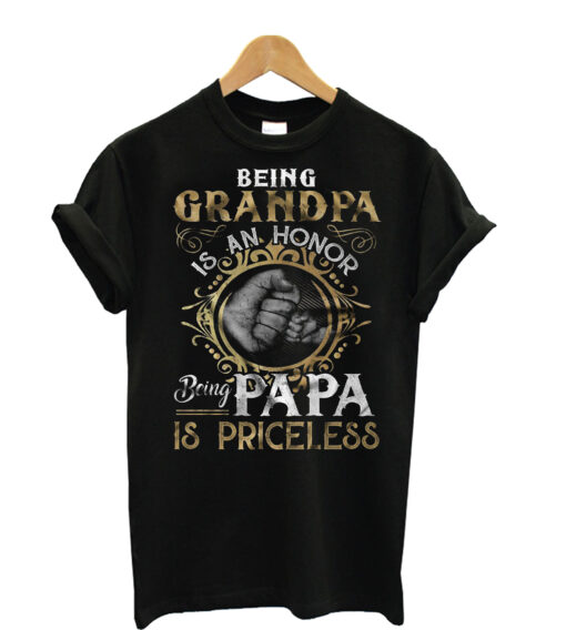 Being-A-Grandpa-Is-An-Honor t shirt