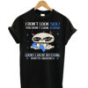 Cat I Don't Look Sick You Don't Look Stupid Diabetes Awareness Black T-Shirt