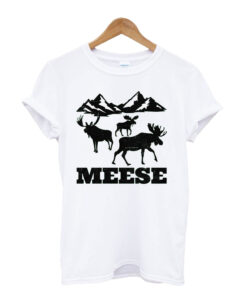 Distressed Meese (Moose) Funny Slang Word T Shirt