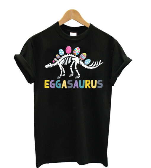 Eggasaurus Stegosaurus Easter Egg Dinosaur Funny Easter T-Shirt