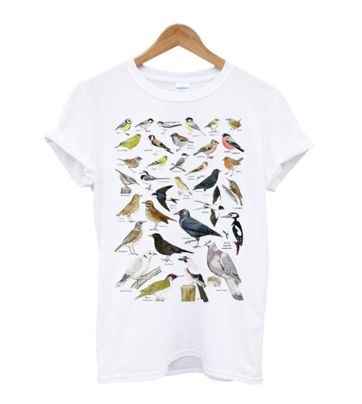 Garden-Birds-Tee-All-Britis T shirt