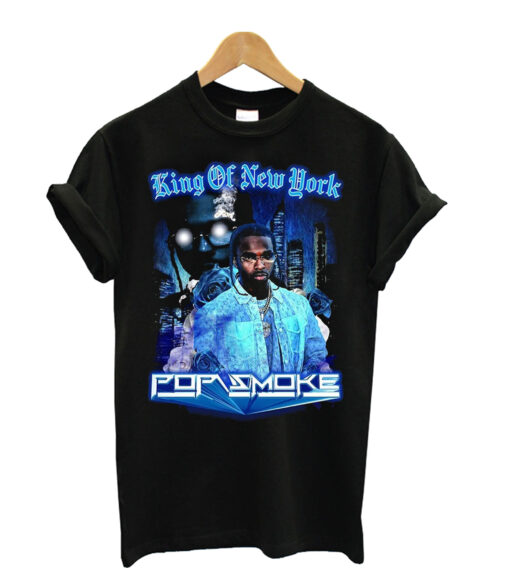 Pop Smoke RIP Shirt King of New York Meet The Woo Shirt Pop Smoke Rap Shirts Rap Lover T-shirt