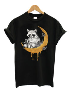 Raccoon-Ladies-T-shirt