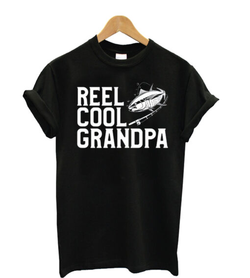 Reel-Cool-Grandpa-Fishing-T shirt