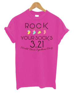 Rock Your Socks World Down Syndrome Day T Shirt