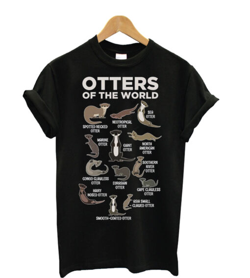 Type of Otters Cute T-Shirt