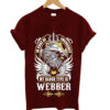Webber Name T Shirt - In Case Of Emergency My Blood Type Is Webber Gift Item T-Shirt