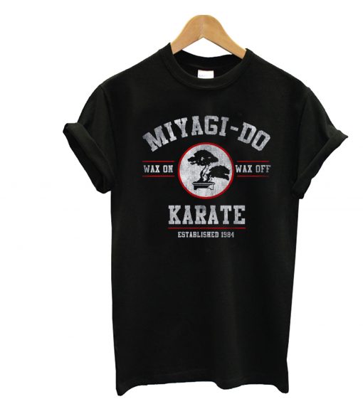 Miyagi Do Karate Kid Wax On Wax Off T-Shirt