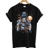 Astronout Moon City T Shirt