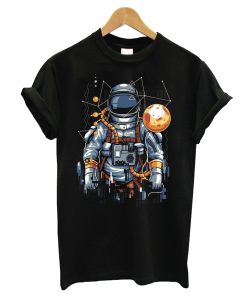 Astronout Moon City T Shirt