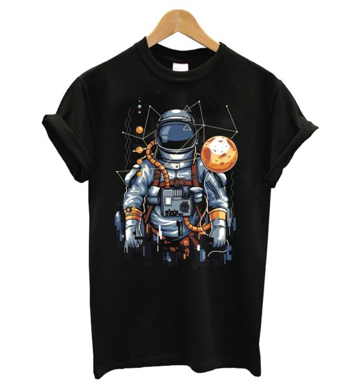 Astronout Moon City T Shirt