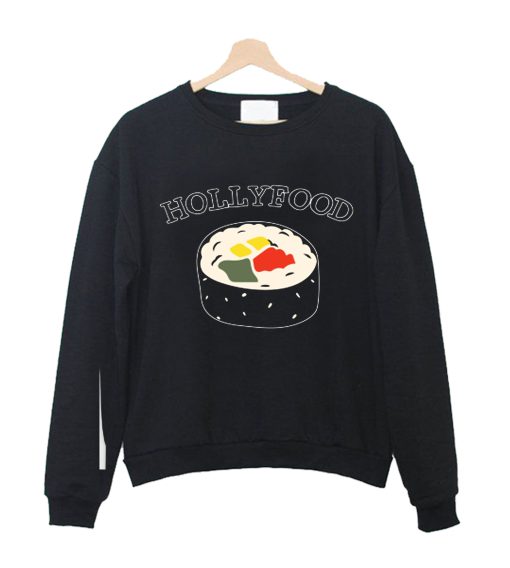 Hollyfood Korean Food Kimbap Crewneck Sweatshirt