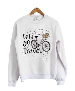 Let's go travel,Crewneck Sweatshirt