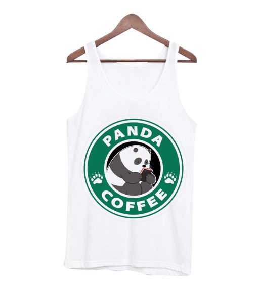 Panda Coffe Tank Top
