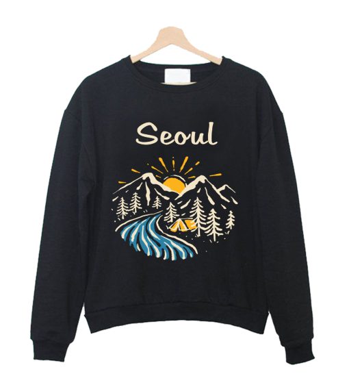 Seoul South Korea Crewneck Sweatshirt