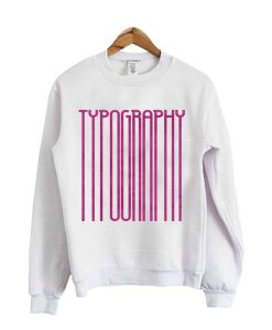 Tall Typography (Pink) Crewneck Sweatshirt