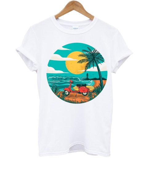 Vespa Sunrise T Shirt