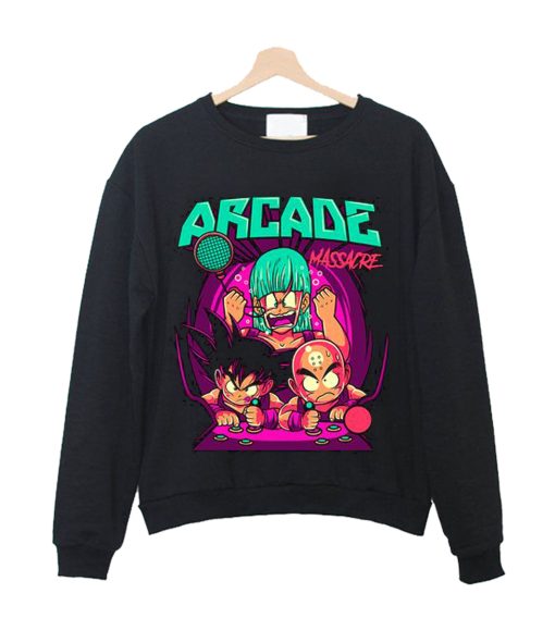 Arcade Massacre Dragoball Game Sweatshirt