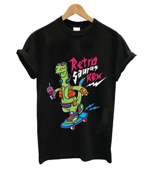 RetroSaurus Rex T Shirt