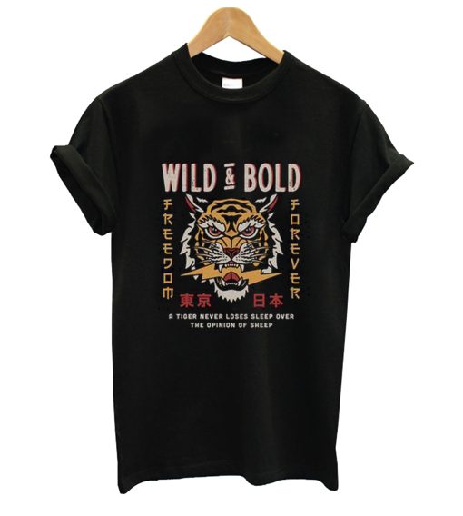 Wild and Blod Tiger T Shirt