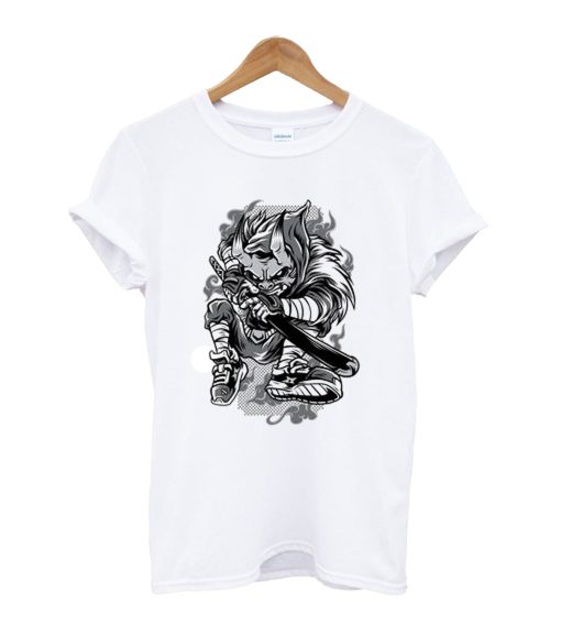 Wolf Samurai T Shirt
