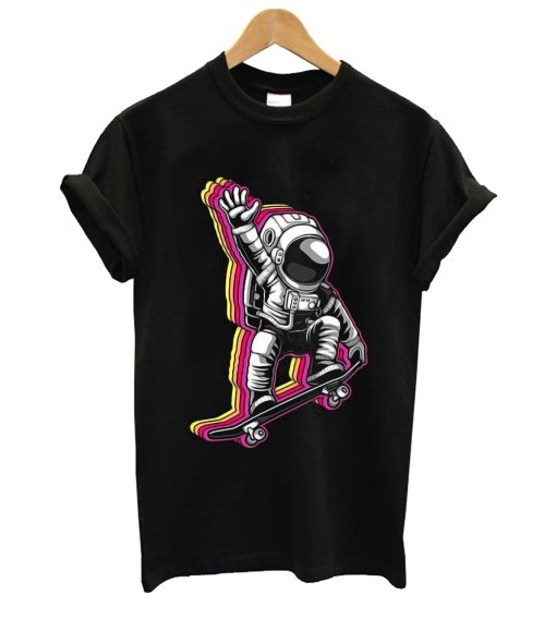 Astronout Skateboard T Shirt