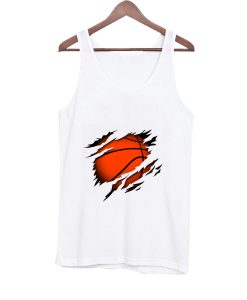 Basketball In The Heart Basketball Player Passion Tanktop