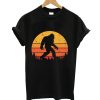 Bigfoot Retro Sunset Vintage T-Shirt