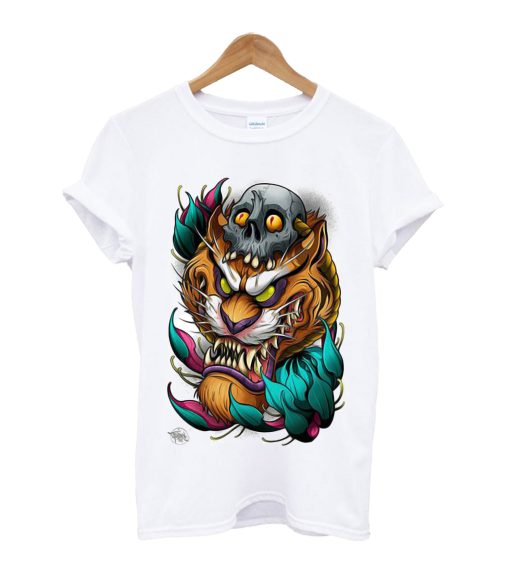 Flower Lion T Shirt
