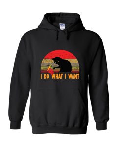 I Do What I Want Cat Lover Hoodie