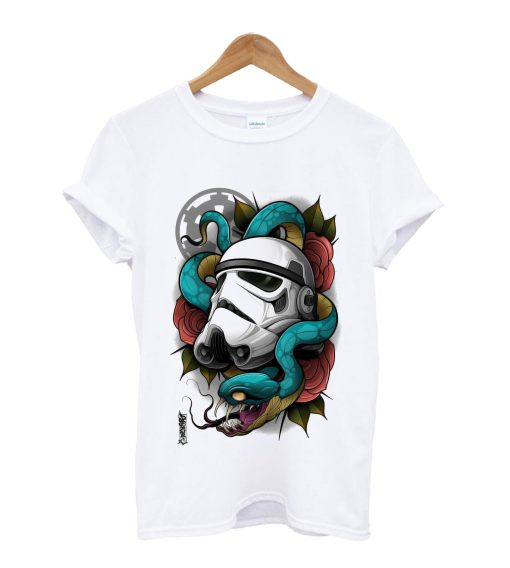 Snake Rolling RObot T Shirt