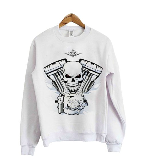 Machine Skull Sweatshirt