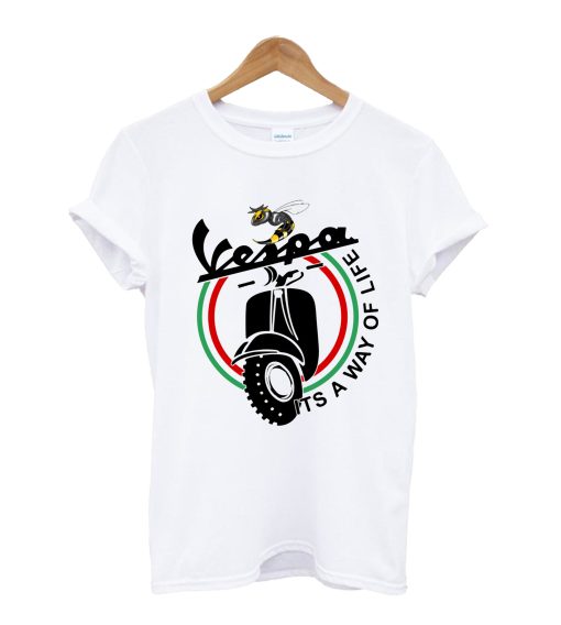 Vespa Its A Way Of Life T Shirt