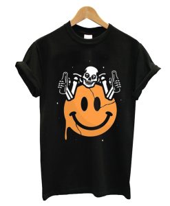 Beer Emote Skull T Shirt