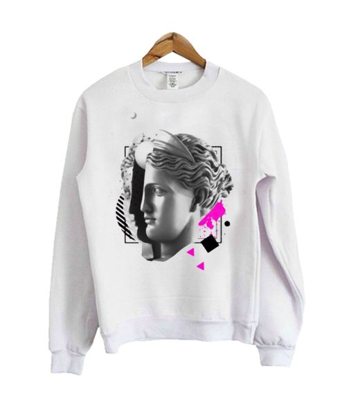 Liberty Abstrak Silver Sweatshirt