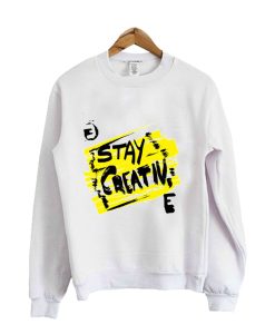 Stay Creative Yellow Sweatshirt