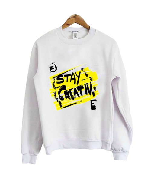 Stay Creative Yellow Sweatshirt