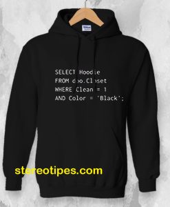 Funny SQL hoodie for Programmer