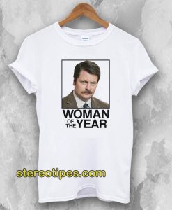 Ron Swanson Woman of the Year Parks and Recreation T-shirt