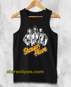 Stayin Alive Bee Gees Tank Top