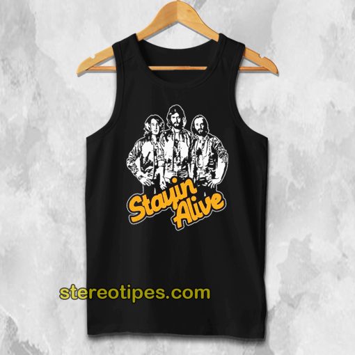 Stayin Alive Bee Gees Tank Top