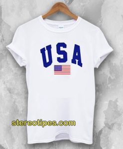 USA White T-Shirt