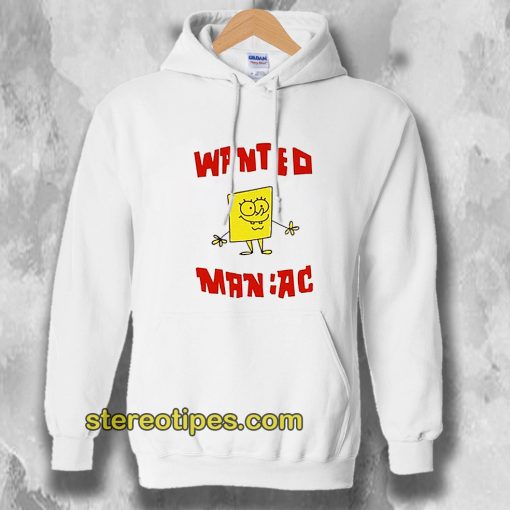 Wanted Maniac SpongeBob Hoodie